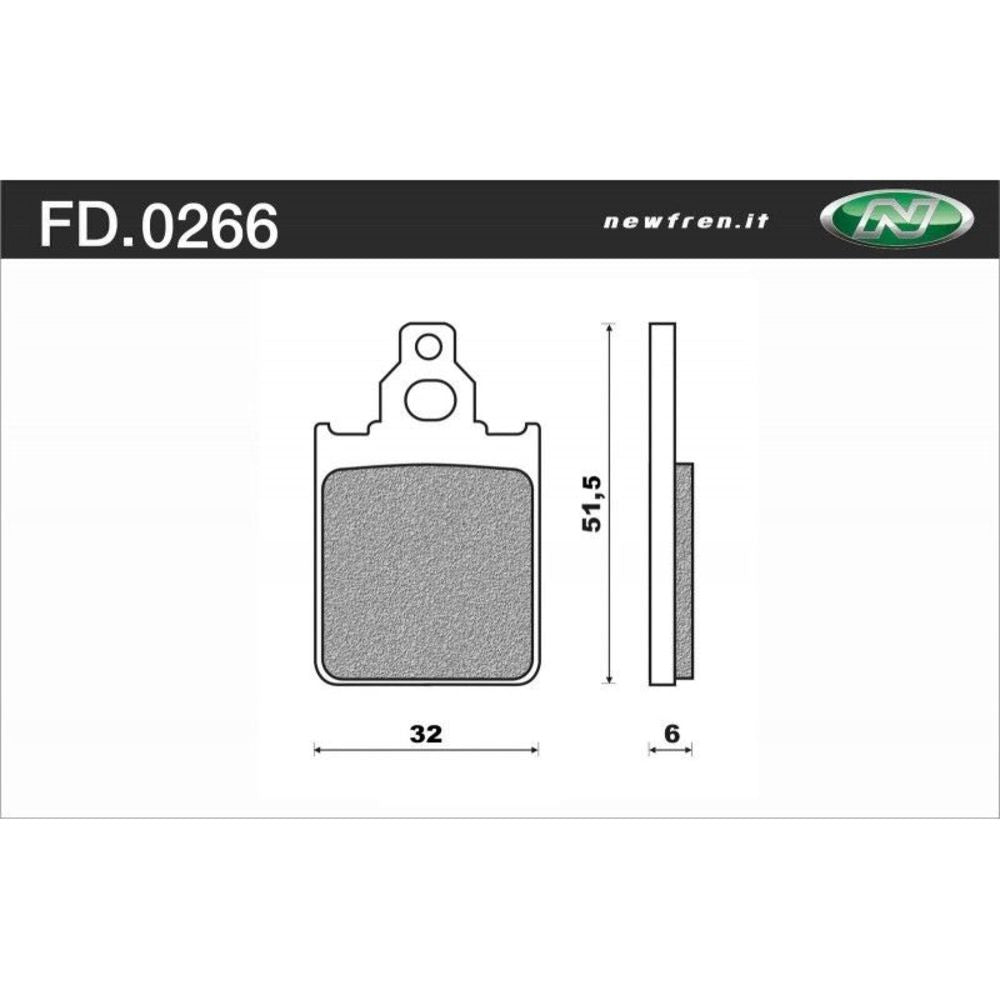 Newfren Brake Pads - Scooter Elite Organic
