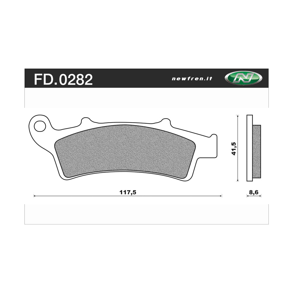Newfren Brake Pads - Scooter Elite Organic