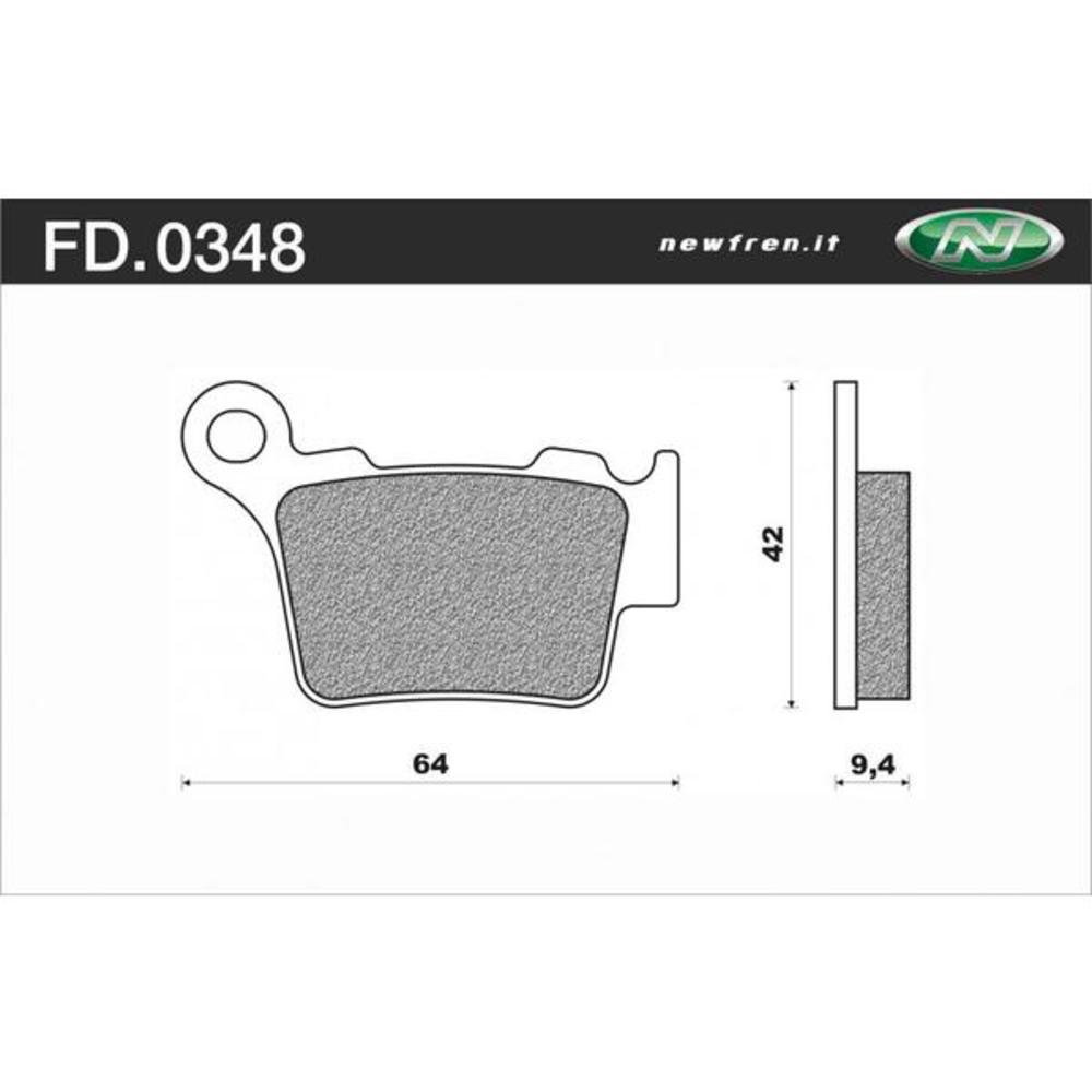 Newfren Brake Pads - Off Road Dirt Organic