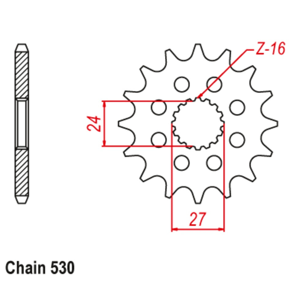 18T - Front Sprocket - Suzuki