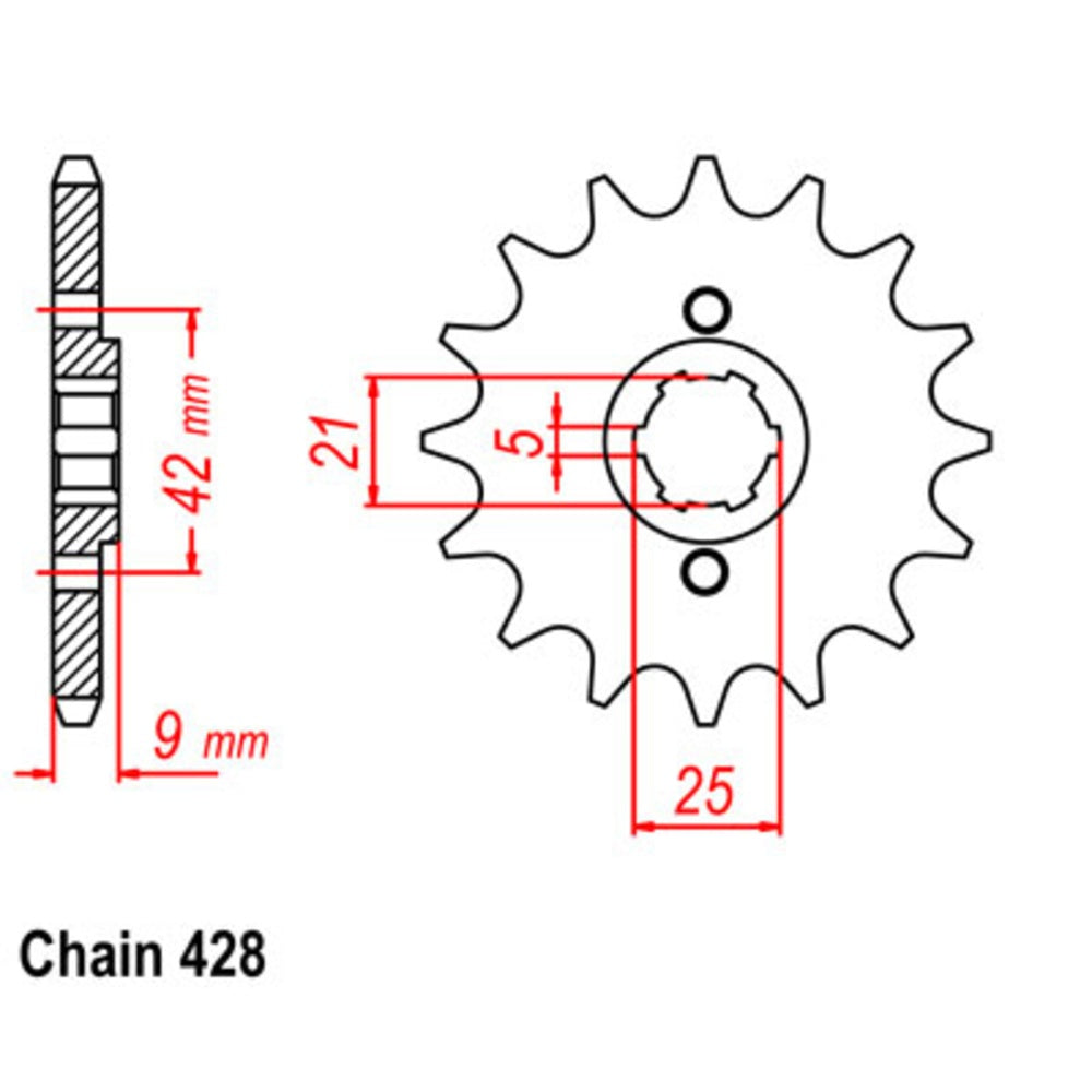 19T - Front Sprocket - Yamaha