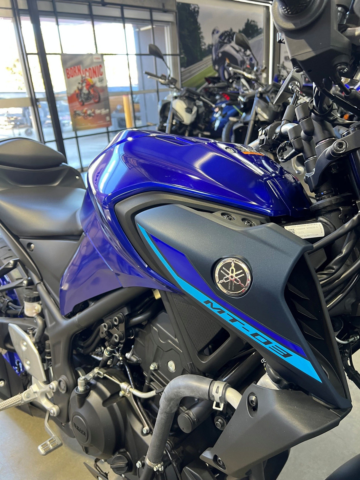 2024 Yamaha MT-03 LAMS Icon Blue