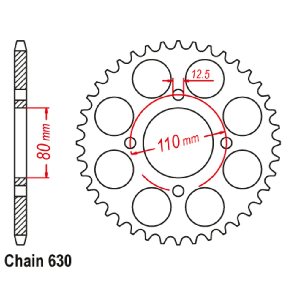 41T - Rear Sprocket - Honda