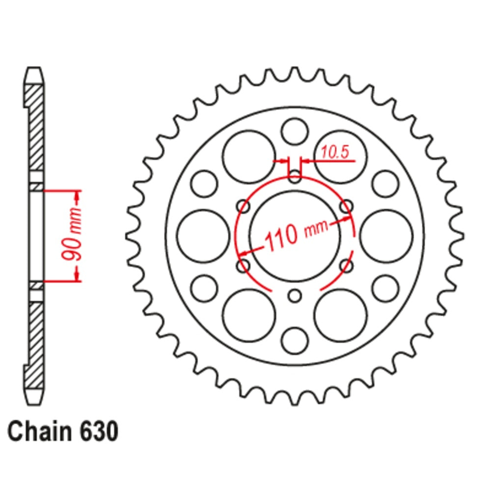 35T - Rear Sprocket - Yamaha