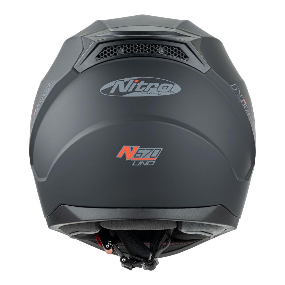 NITRO N670 FULL FACE SATIN BLACK