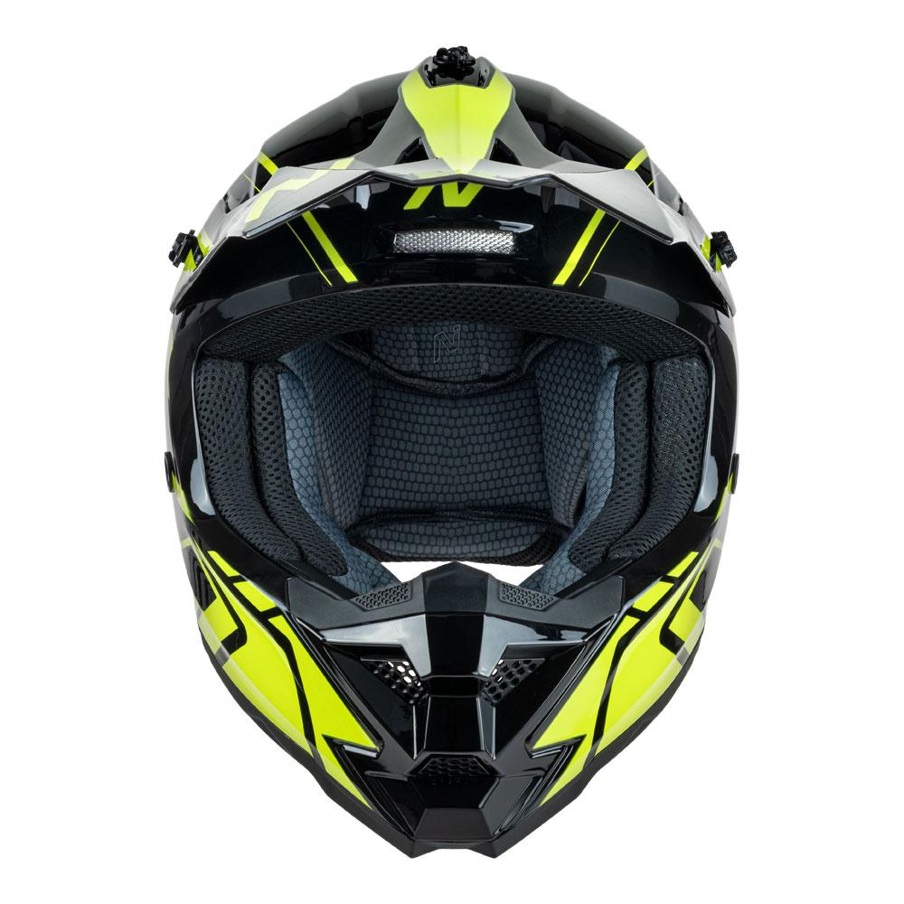 NITRO MX710 YOUTH SHARD II FLURO YELLOW/BLACK