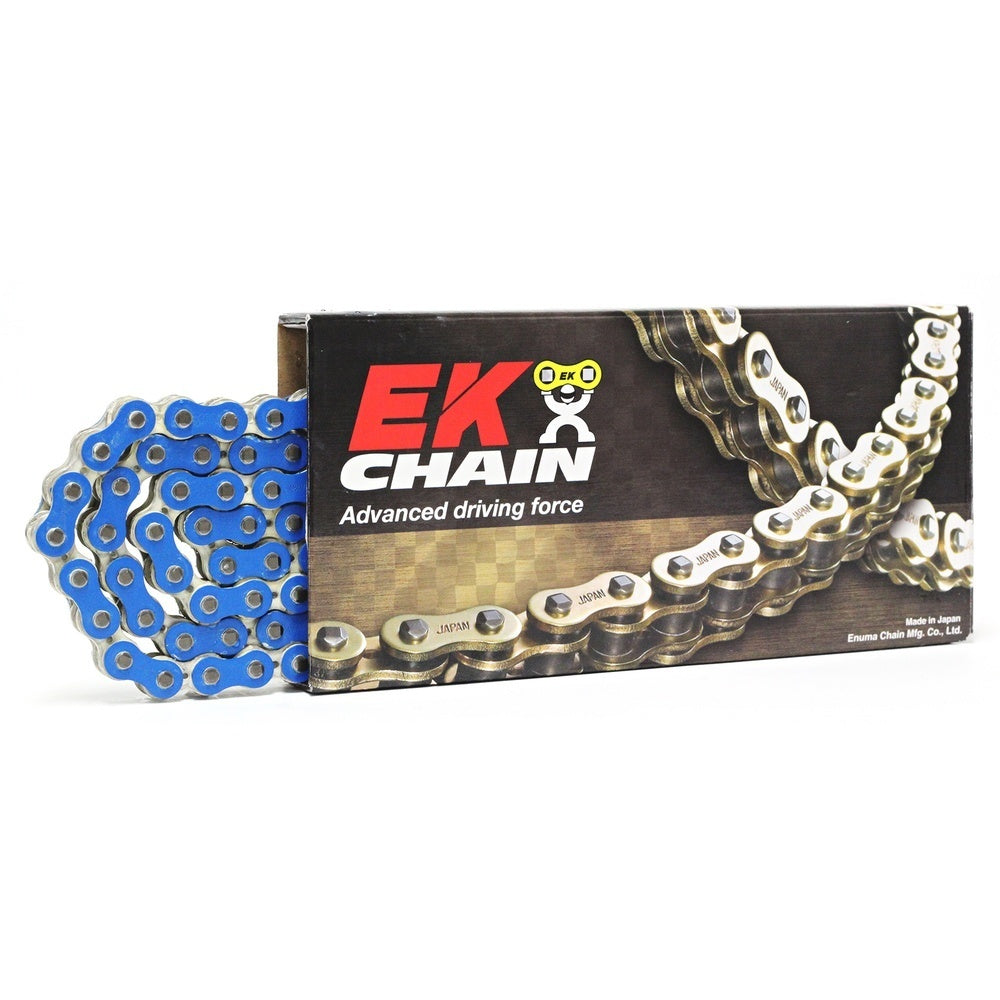 EK 525 NX-Ring Super H/Duty Blue Chain 124L (10)