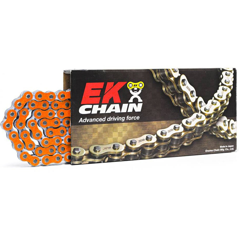 EK 525 NX-Ring Super H/Duty Orange Chain 124L (10)