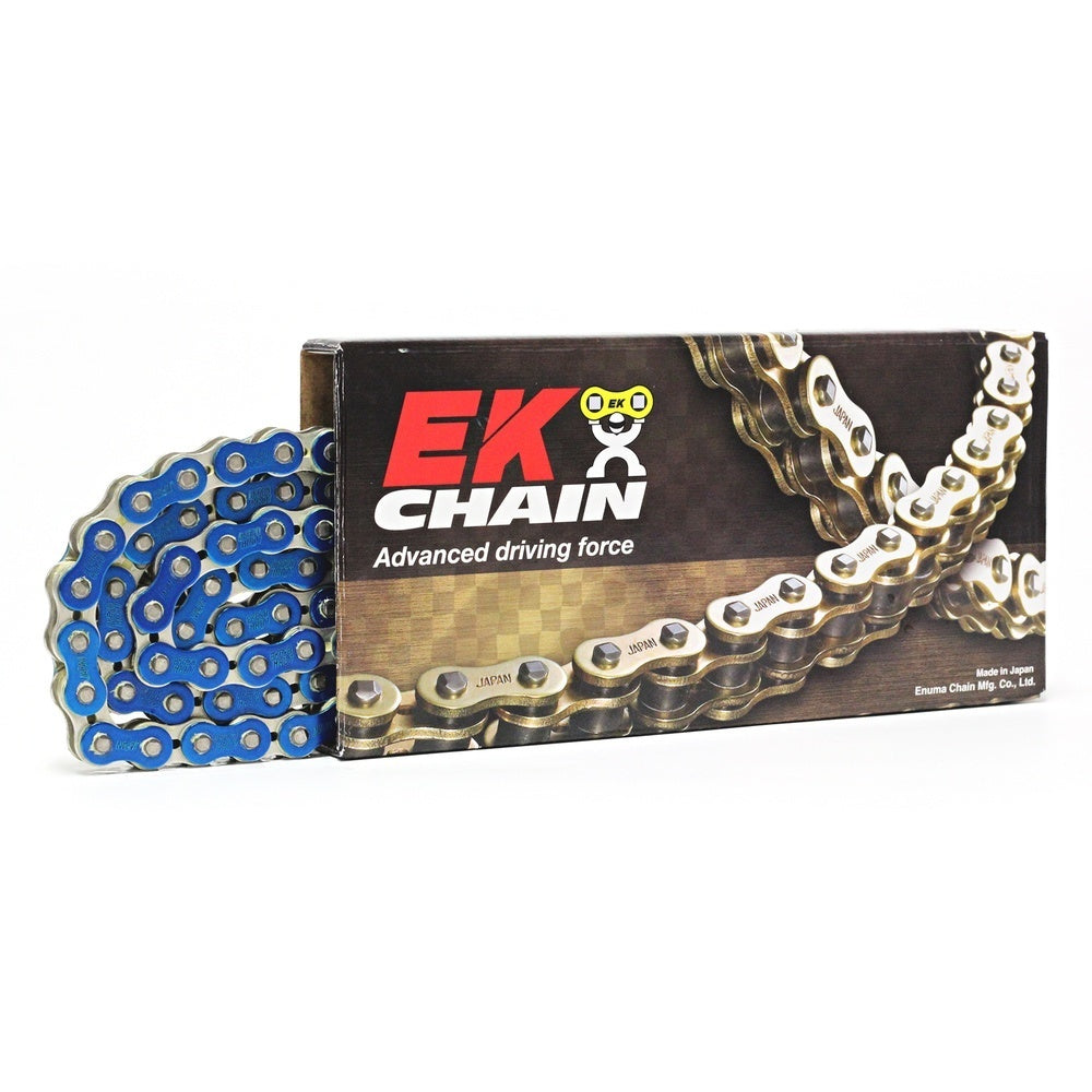 EK 530 NX-Ring Super H/Duty Metallic Blue Chain 122L (10)