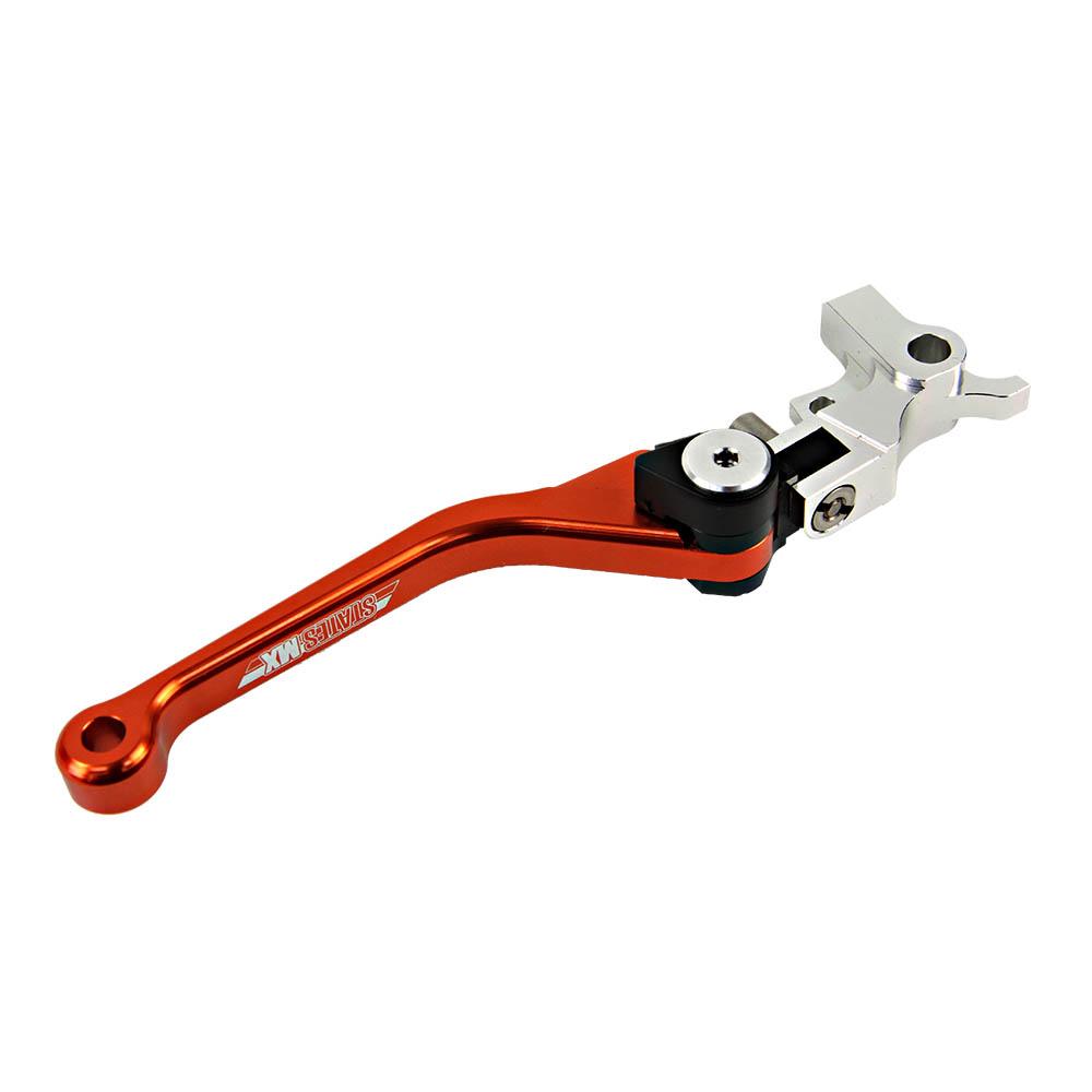 STATES MX CLUTCH LEVER - FOLD/FLEX - KTM BREMBO - ORANGE