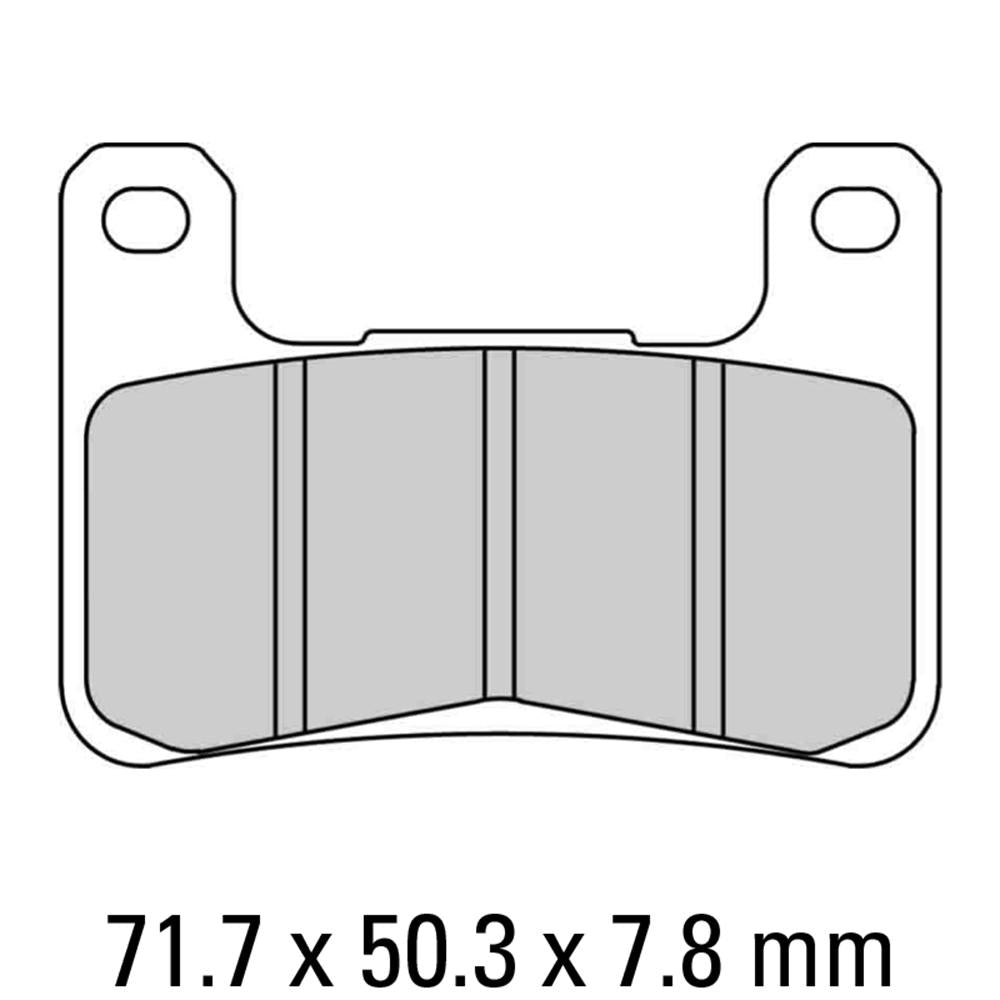 FERODO BRAKE PADS - FDB2178XRAC (PK = 2 Pads) - [RACE&T/DAY]