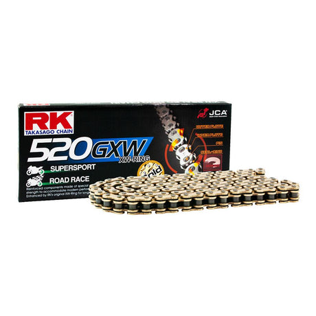 RK CHAIN 520GXW - 120 LINK - GOLD