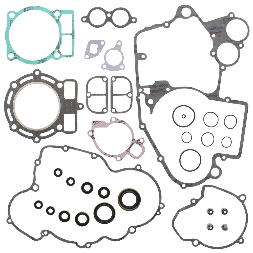 Vertex Complete Gasket Kit with Oil Seals - KTM EXC 450 03-07, EXC-G 400 04-06, EXC-G 450 04-06, MXC 400 01-02, MXC-G 450 05, SMS 450 04, SX 400 98-02, XC-W 400 07, XC-W 450 07