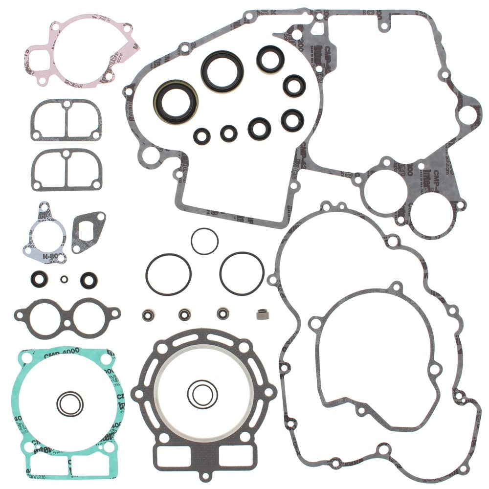 Vertex Complete Gasket Kit with Oil Seals - EXC520 00-02, EXC525 03-07, MXC520 01-02, SMR450 05-07, SX450 03-06, SX520 00-02, SX525 03-06, XC450 04-07, X 525 06-07, XC-W525 07