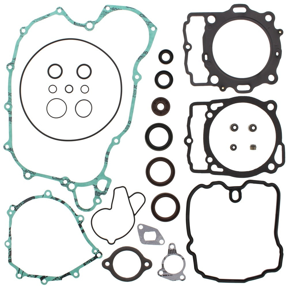 Vertex Complete Gasket Kit with Oil Seals - Husqvarna FE 501 14-15, FE 501S 15, KTM EXC 500 12-16, XC-W 450 12-13, XC-W 500 12-16