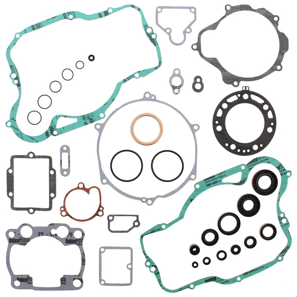 Vertex Complete Gasket Kit with Oil Seals - Kawasaki KX250 97-03