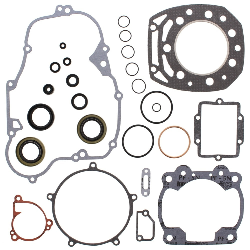 Vertex Complete Gasket Kit with Oil Seals - Kawasaki KX500 88