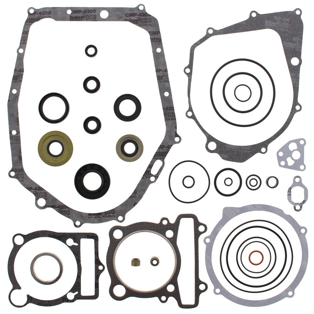 Vertex Complete Gasket Kit with Oil Seals - Yamaha YFM350 Raptor 04-13, YFM350 Warrior 87-04