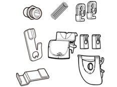 REPLACEMENT LOCK SYSTEM Suit SH39 TOP CASE