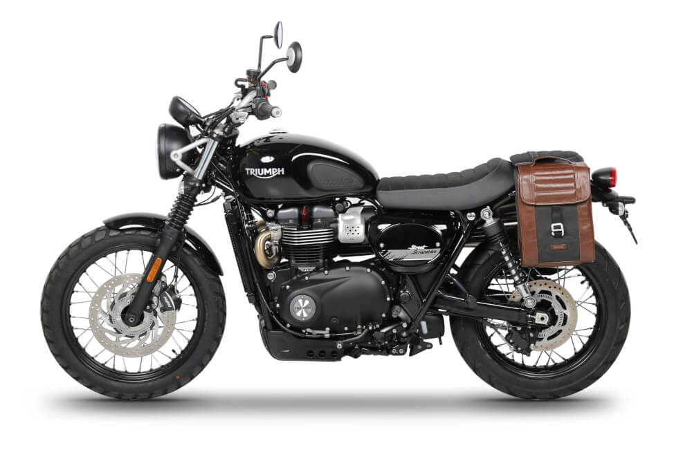 'SR' RETRO/CAFE RACER SIDE BAG HOLDER - TRIUMPH STREET SCRAMBLER 900 (LHS only)