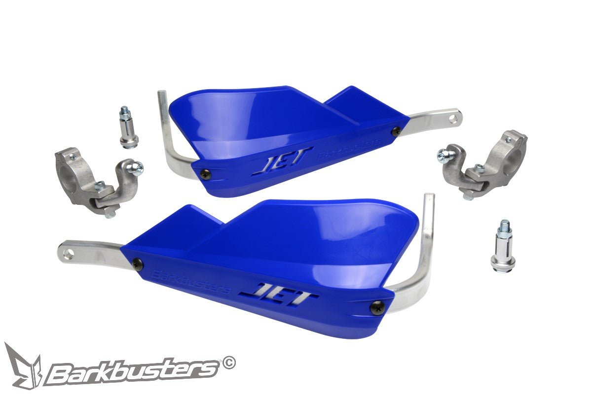 JET Handguard â€“ Two Point Mount (Tapered)
TO FIT:
Tapered handlebar
NOTE: will not fit Renthal Twin Wall or Barkbusters VSBar
