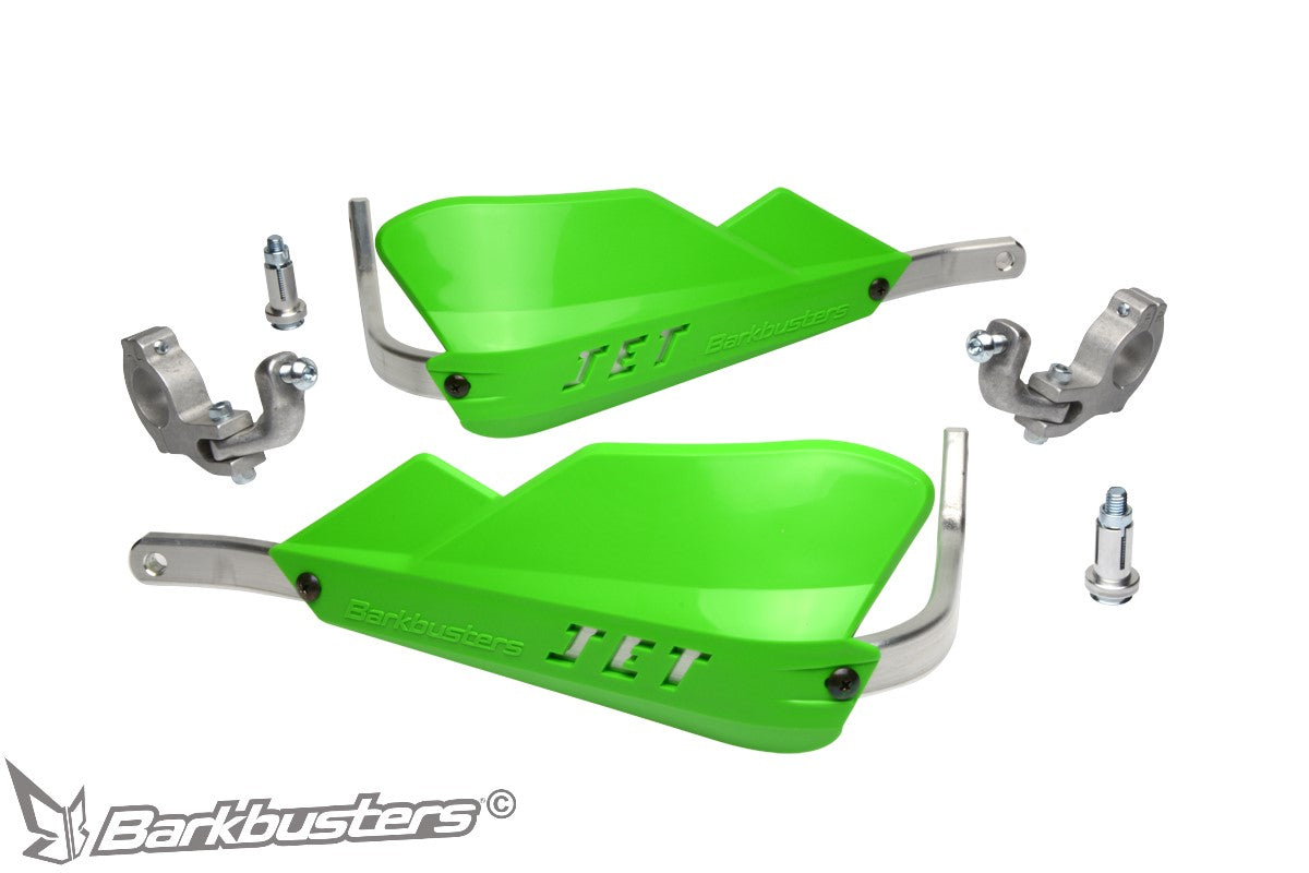 JET Handguard â€“ Two Point Mount (Tapered)
TO FIT:
Tapered handlebar
NOTE: will not fit Renthal Twin Wall or Barkbusters VSBar