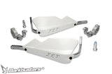 JET Handguard â€“ Two Point Mount (Tapered)
TO FIT:
Tapered handlebar
NOTE: will not fit Renthal Twin Wall or Barkbusters VSBar