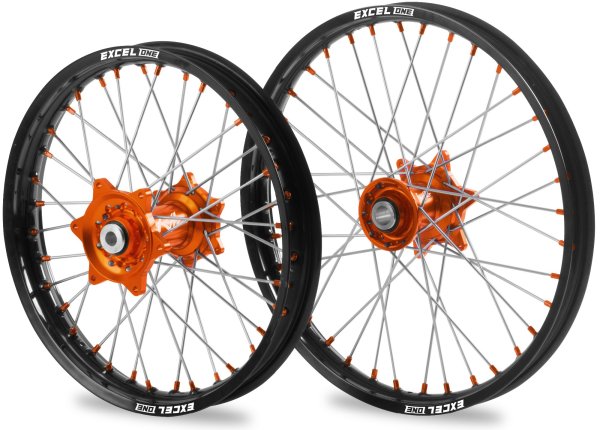 KITE EXCEL ONE SPORT WHEEL SET KTM EXC EXCF 03-23 FE TE 14-23 ORANGE