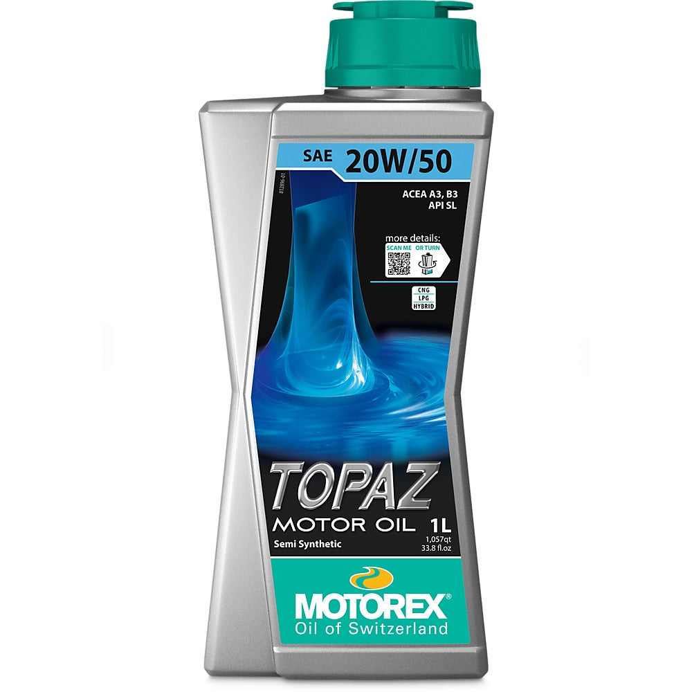Motorex Topaz Semi-Sythetic SAE 20W50 - 1 Litre