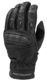ROADSTER VENTED LEATHER GLOVE BLACK