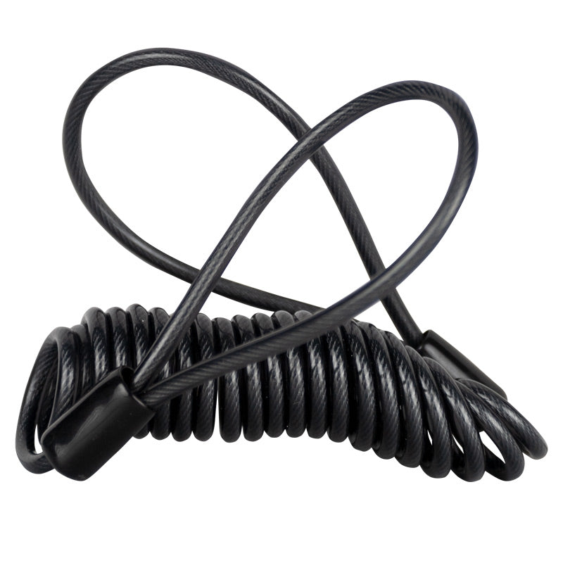 DISC LOCK REMINDER CABLE 4MM X 1.5M - BLACK
