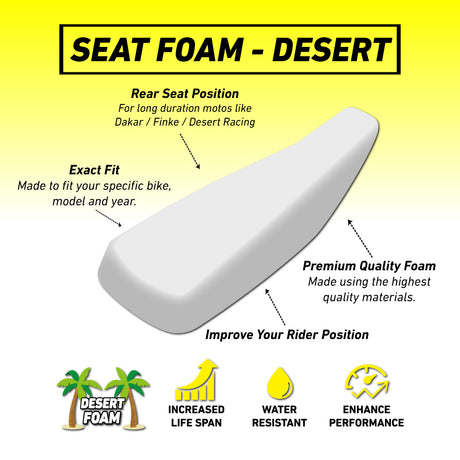 Kawasaki KX450F 19-23/KX250F 21-23 Desert Seat Foam