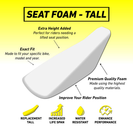 Kawasaki KX450F 19-23/KX250F 21-23 TALL Seat Foam