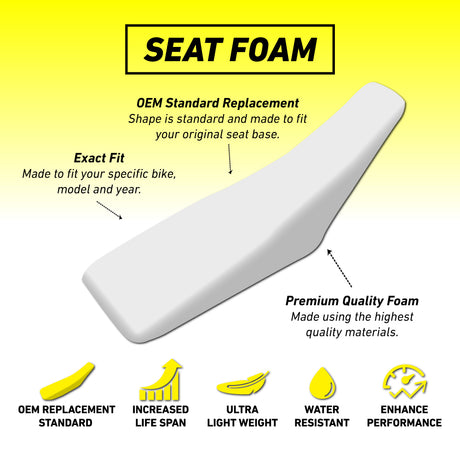 Kawasaki KX125 99-02/KX250 99-02 Standard OEM Seat Foam