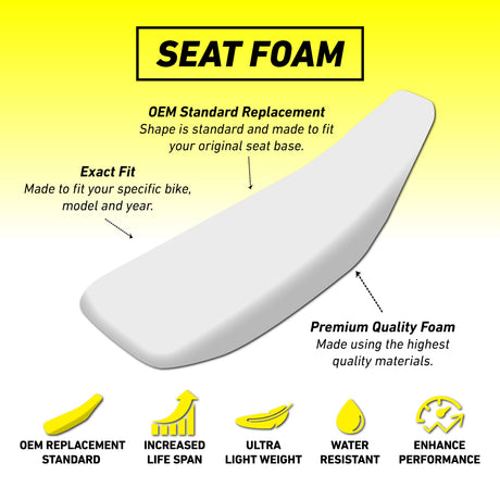 Kawasaki KX125 03-08/KX250 03-08 Standard OEM Seat Foam