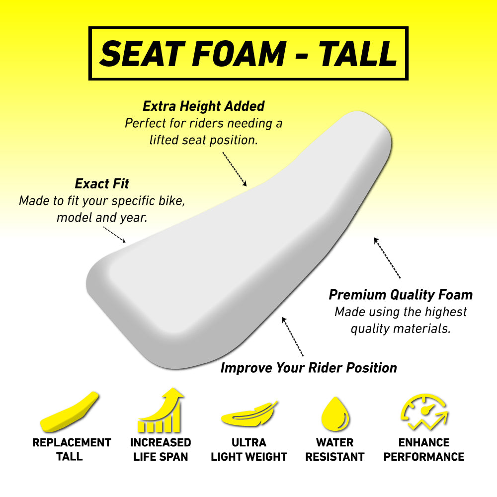 Kawasaki KLX110 02-23/KX65 00-23 TALL Seat Foam