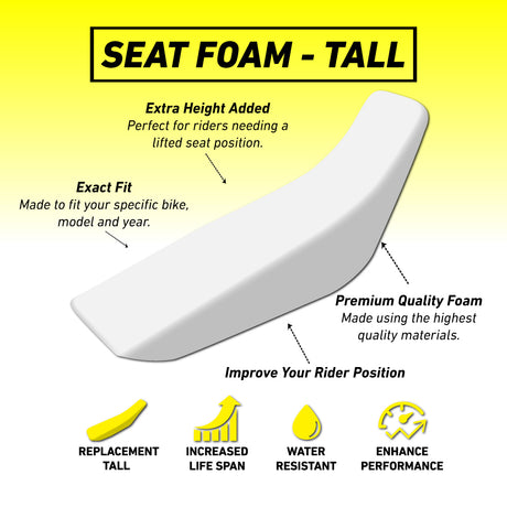 Kawasaki KLX300R 20-22 TALL Seat Foam