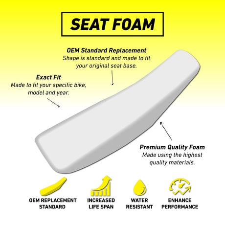 Yamaha YZ250F 06-09 / YZ450F 06-09 Standard OEM Seat Foam