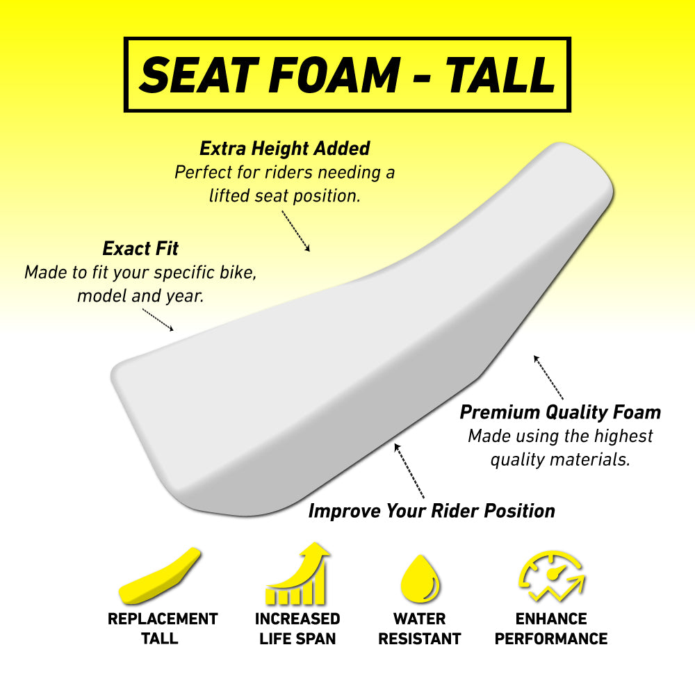 Yamaha YZ125 93-95/YZ250 93-95 TALL Seat Foam