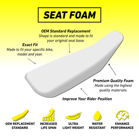 Suzuki RMZ250 07-09 Standard OEM Seat Foam