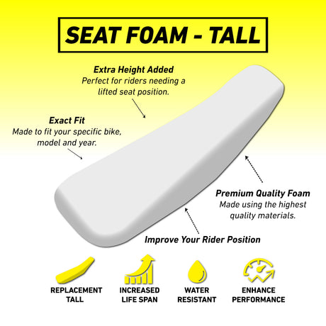 Suzuki DRZ125 08-23 TALL Seat Foam