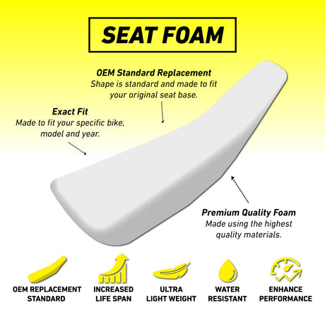Suzuki RM125 93-95/RM250 93-95 Standard OEM Seat Foam