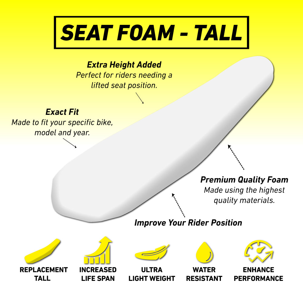 KTM SX/SXF 11-15 /EXC/EXCF 12-16 TALL Seat Foam