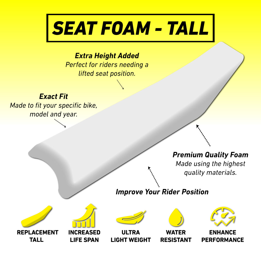 KTM SX/SXF/XC/XCF 16-18 /EXC/EXCF 17-19 TALL Seat Foam