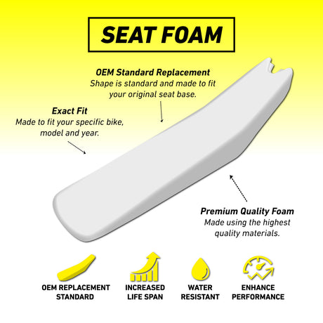 KTM 125SX/250SX/300SX/250SXF/350SXF/450SXF 2023 Standard OEM Seat Foam