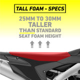 Honda CRF450R/CRF450RX 21-23/ CRF250R/CRF250RX 22-23 TALL Seat Foam