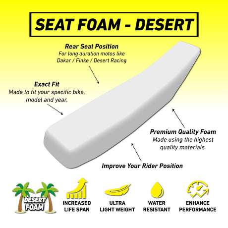 Husqvarna TC/TX/FC/FS 19-22 TE/FE 20-23 Desert Seat Foam