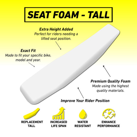 Husqvarna TC/TX/FC/FS 19-22 TE/FE 20-23 TALL Seat Foam