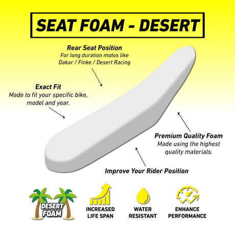 Husqvarna TE/FE 14-16 /TC 14-15 /FC 14-15 DESERT Seat Foam