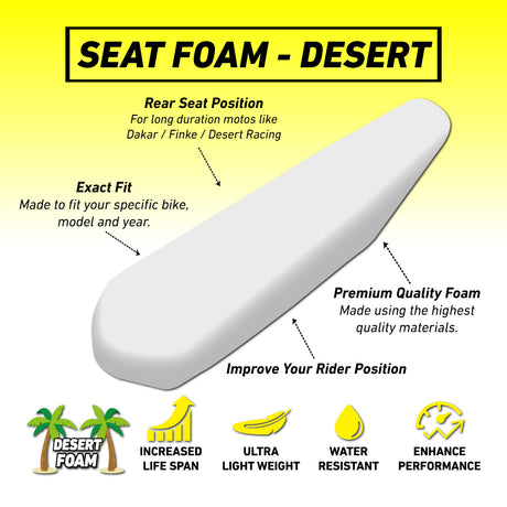 Gas Gas MC125/MC250F/MC450F/EC250/EC300 21-23 /EX300/350 22-23 DESERT Seat Foam
